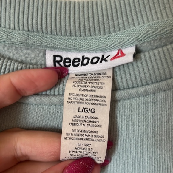 Mint Reebok Crew - Picture 3 of 3